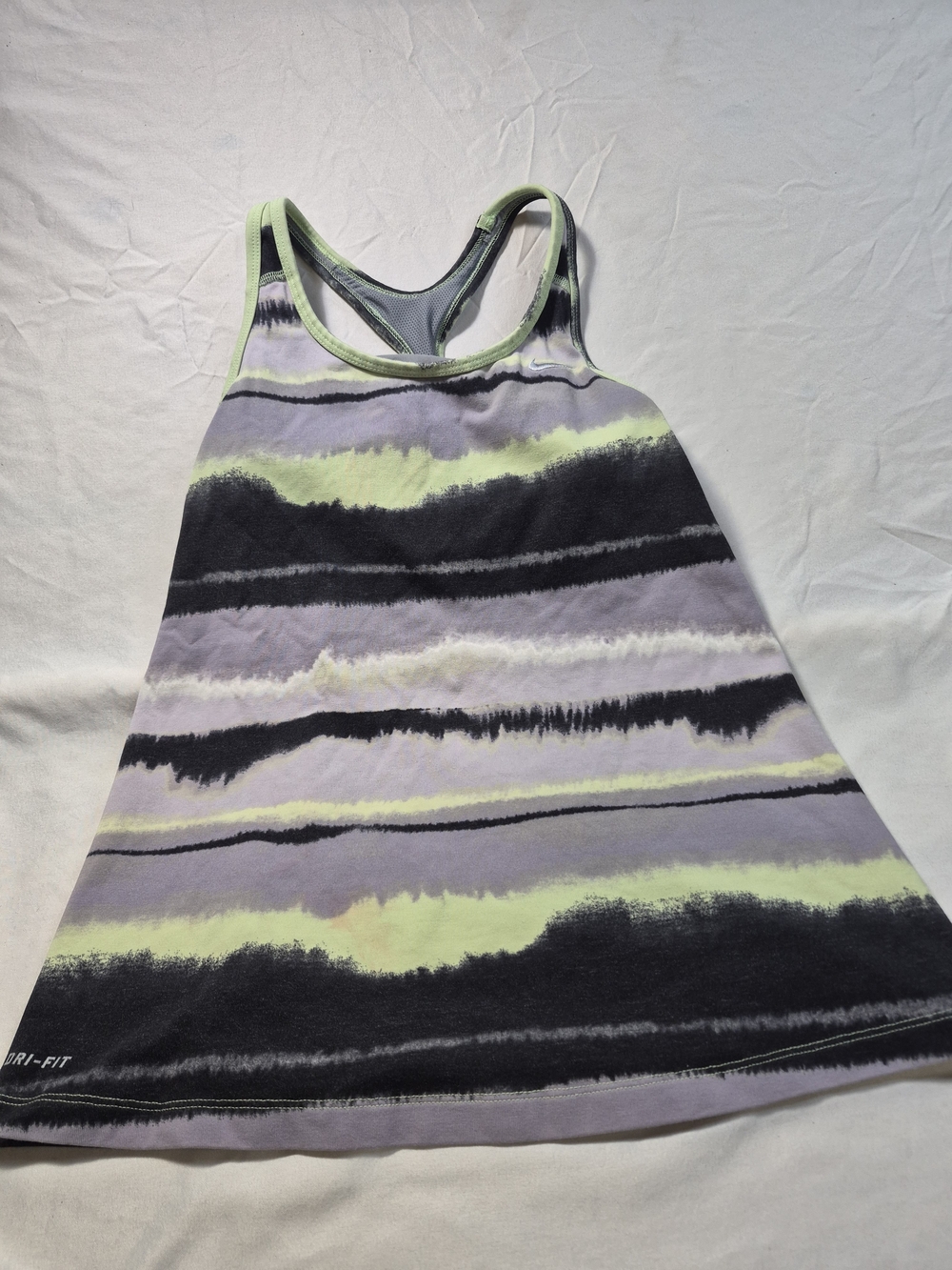 Nike Women’s Racerback Performance Tank Top - Lavender & Lime